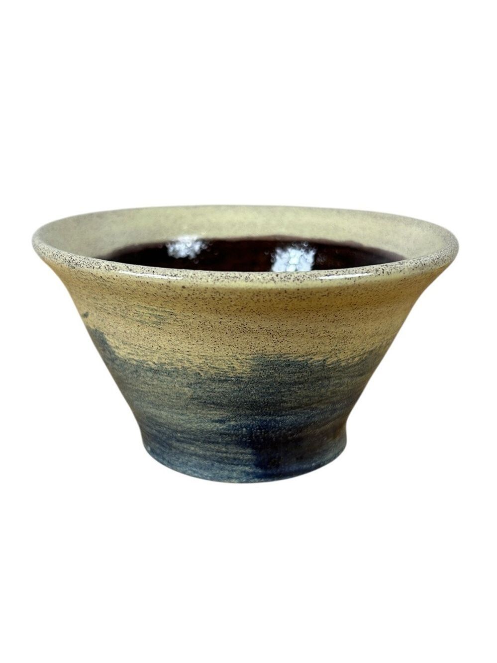 Handcrafted Glazed Stoneware Bowl